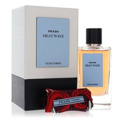 Prada Olfactories Heat Wave Eau De Parfum Spray with Gift set Pouch (Unisex) By Prada