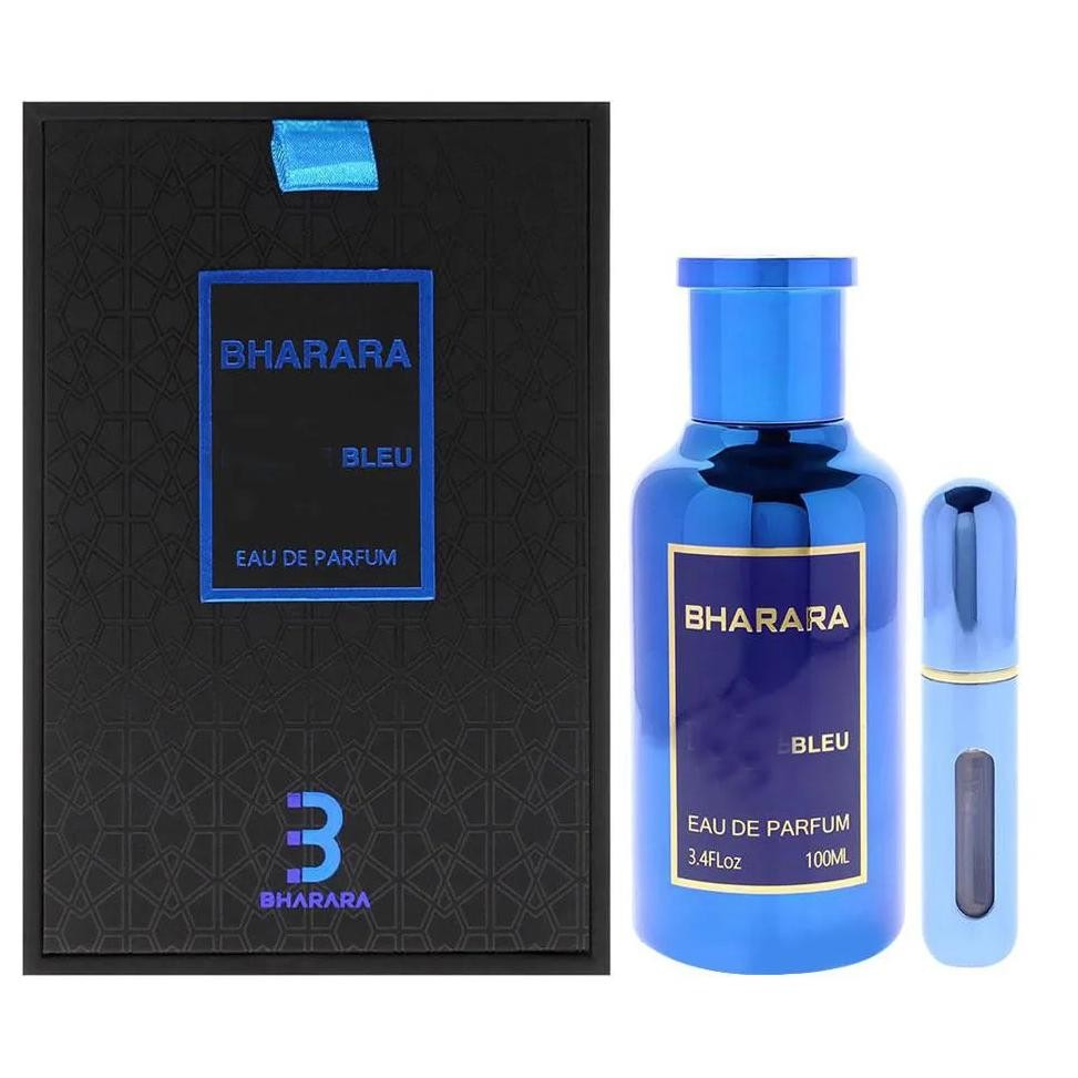 Bharara Bleu 3.4 oz Eau de Parfum with refillable travel spray
