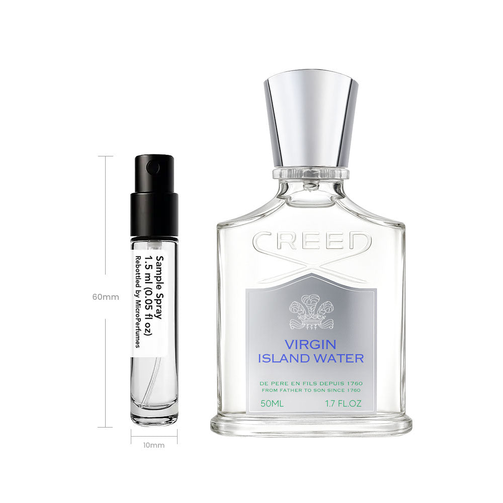 Creed Virgin Island Water fragrance sample vial