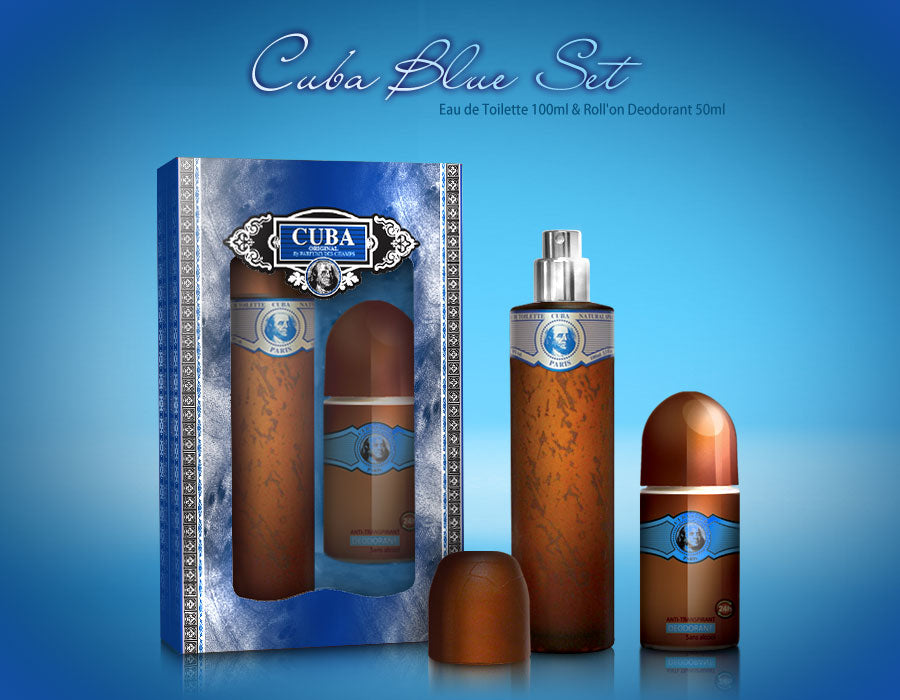 Cuba Blue gift set
