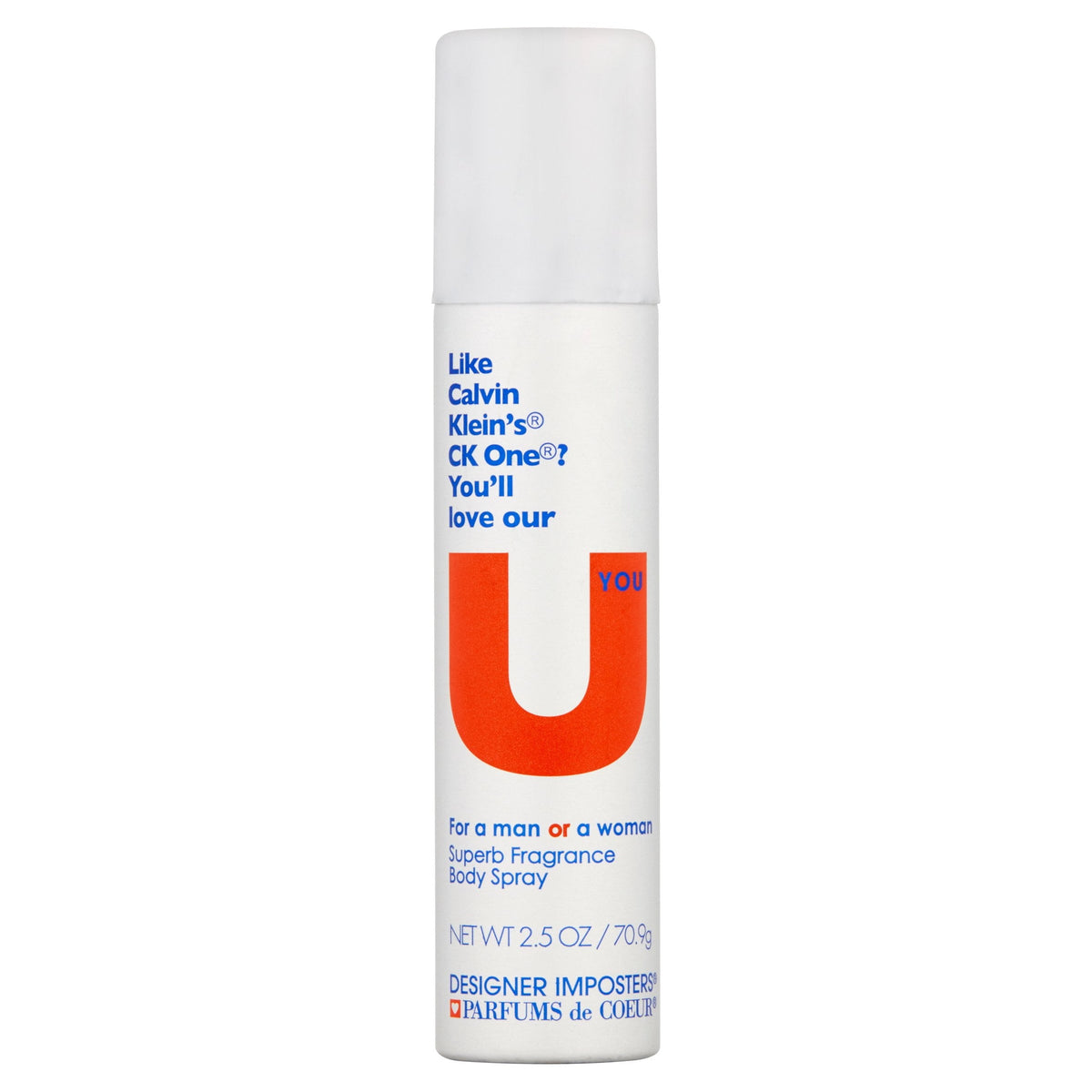Designer Imposters U You Deodorant Body Spray 2.5 oz