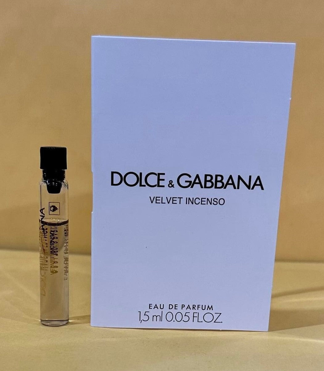 Dolce & Gabbana Velvet Incenso 0.05 oz Eau de Parfum sample vial