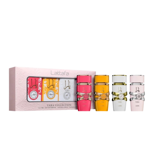 Lattafa Yara Mini Collection Gift Set - Yara Candy, Yara Tous, Yara Moi, and Yara