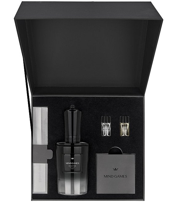 Mind Games Mentor Gift Set - 3.4 oz Extrait de Parfum with two 0.10 oz mini fragrance vials