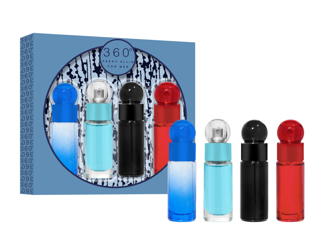 Perry Ellis 360 men's four-piece mini travel gift set