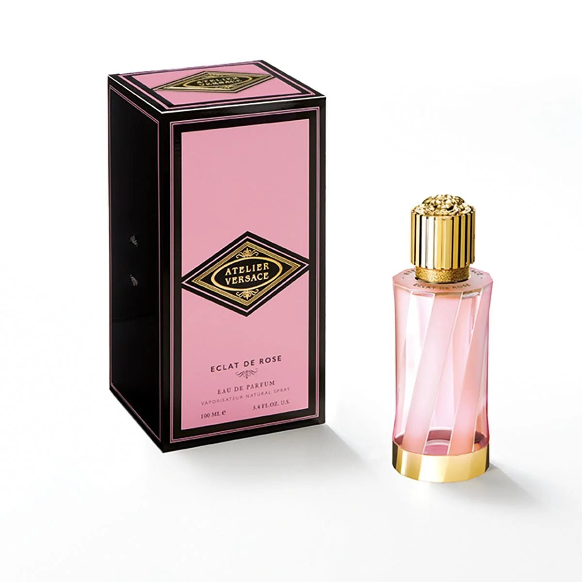 Versace Eclat de Rose Eau de Parfum bottle and box