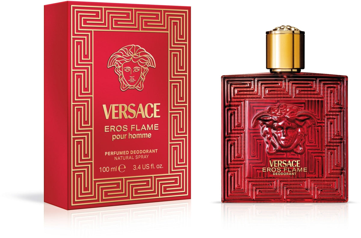 Versace Eros Flame 3.4 oz perfumed deodorant spray