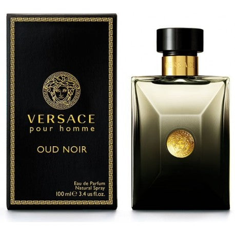Versace Pour Homme Oud Noir Eau de Parfum bottle and box
